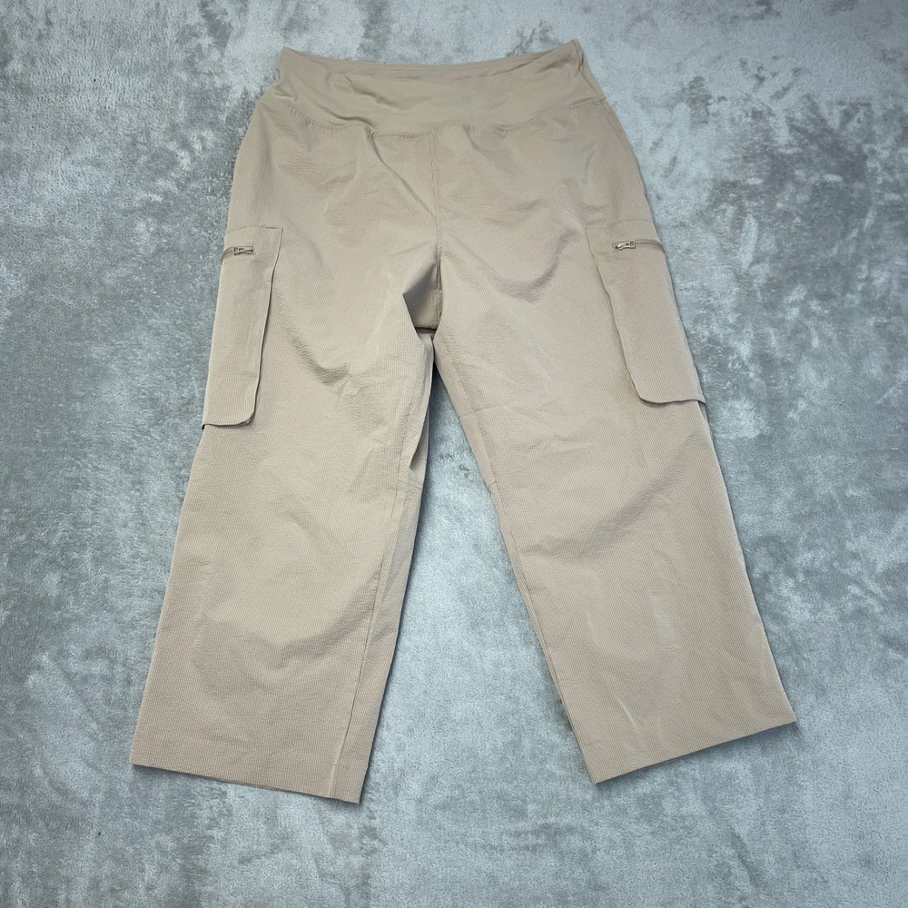 Sage Collective Womens XL Cargo Pants Beige e0914